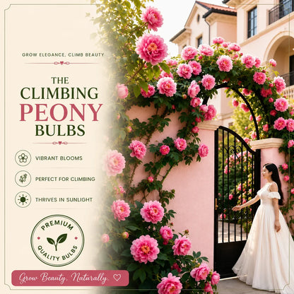 🌸 Rare Climbing Peony – Huge Blooms! 🔥 Buy 6, Get 6 FREE